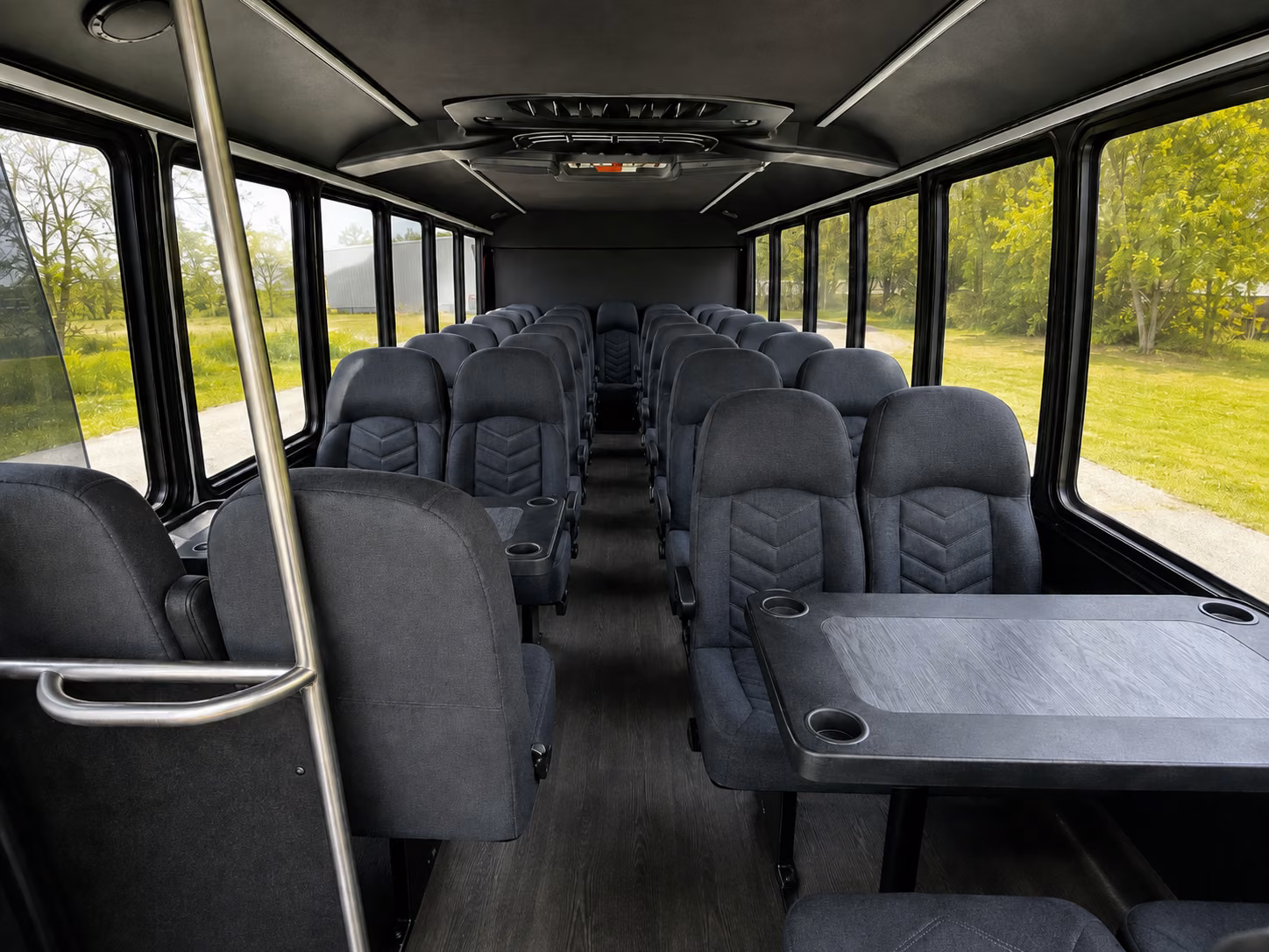 merced 20 passenger minibus interior