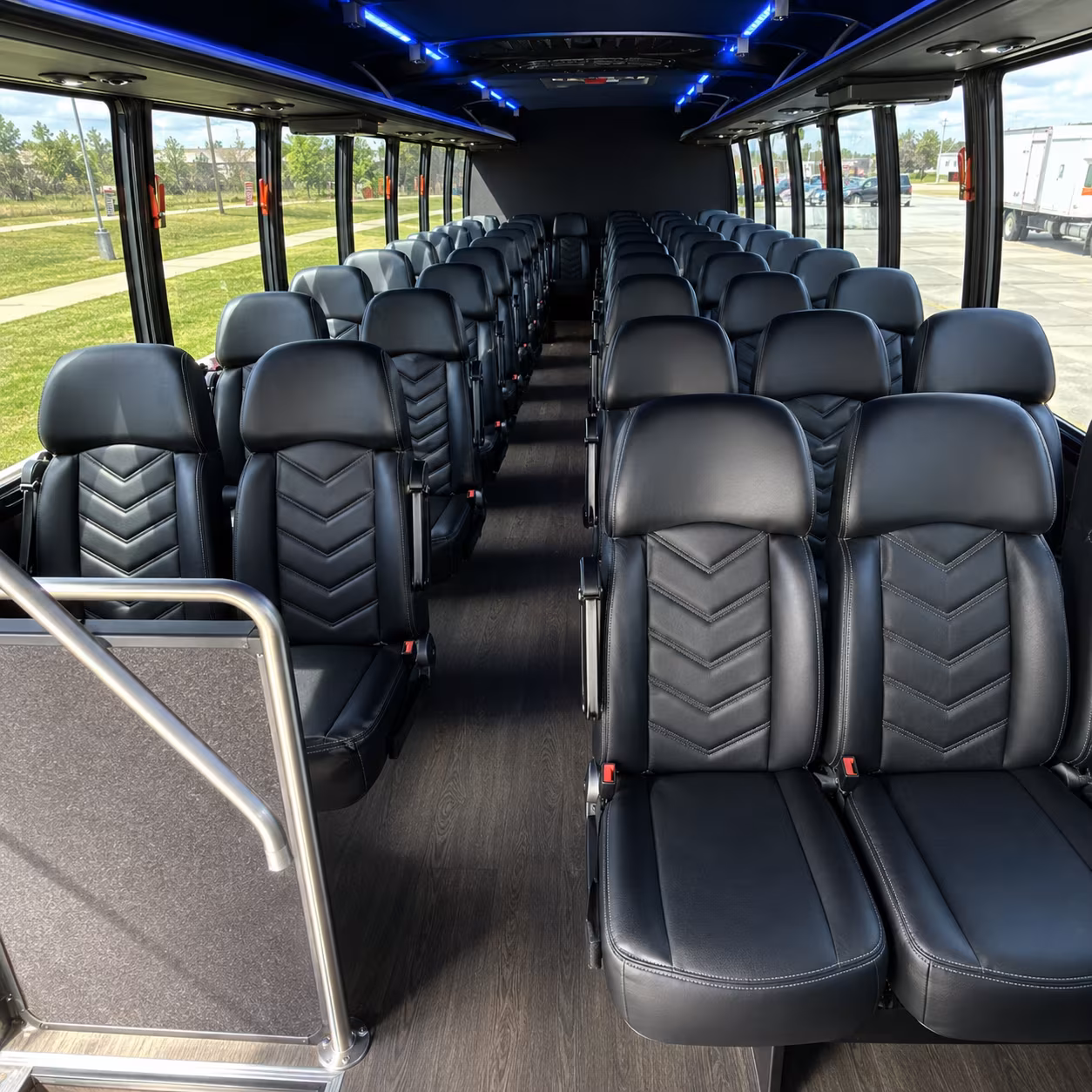 merced 25 passenger minibus interior