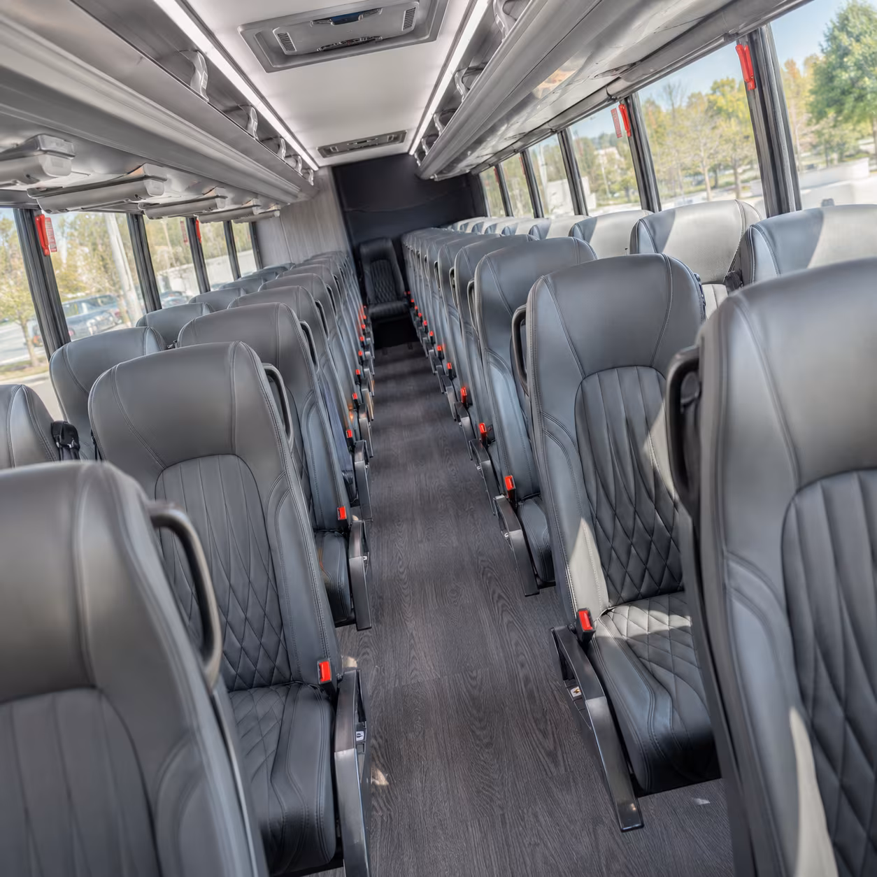 merced 30 passenger minibus inside