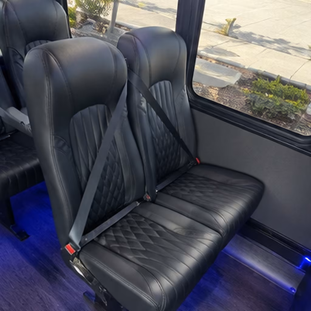 merced 30 passenger minibus interior