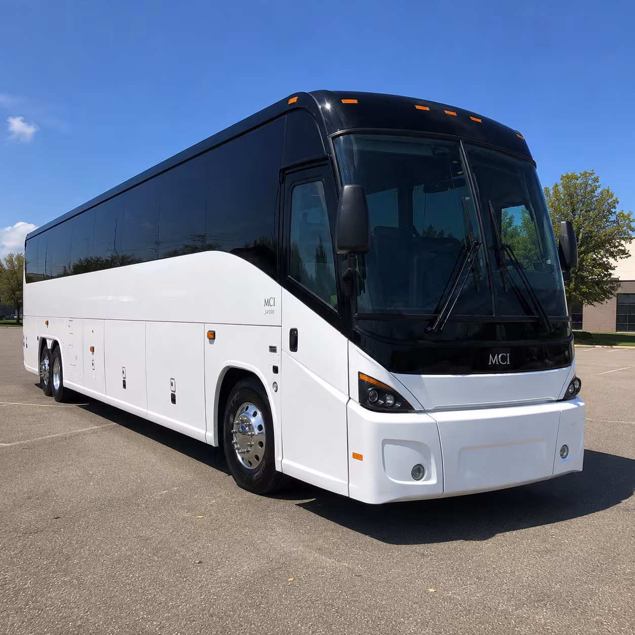 merced 45 passenger charter bus