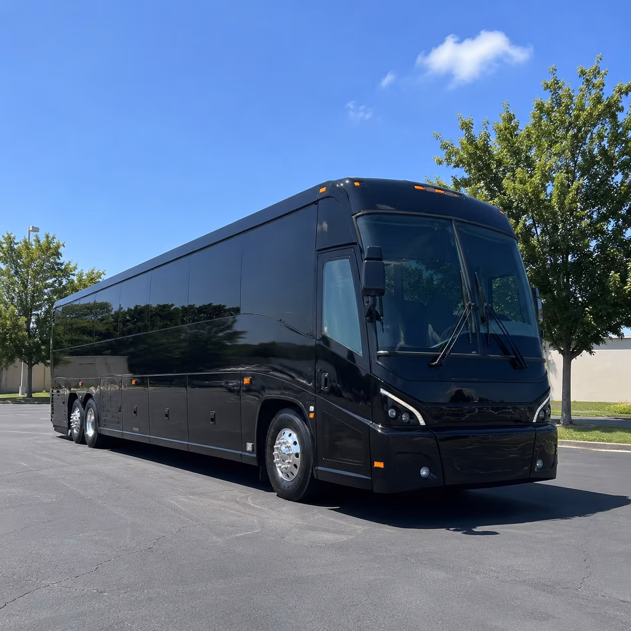 merced 56 passenger charter bus