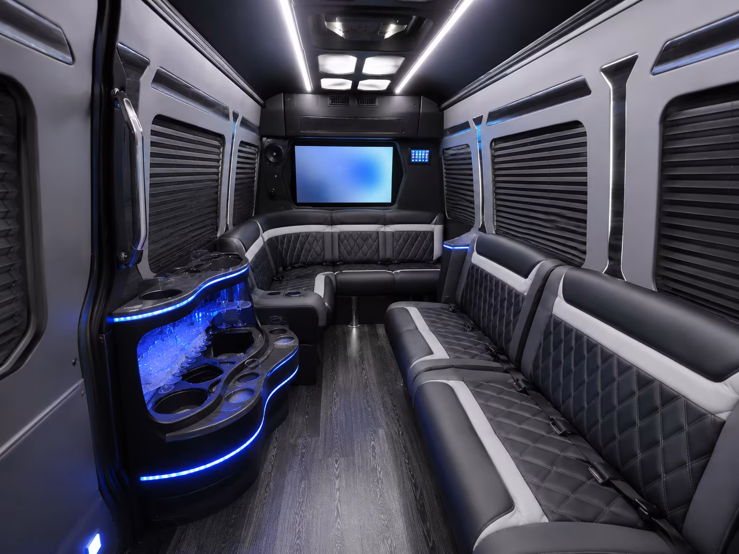 merced concert transportation onboard seating