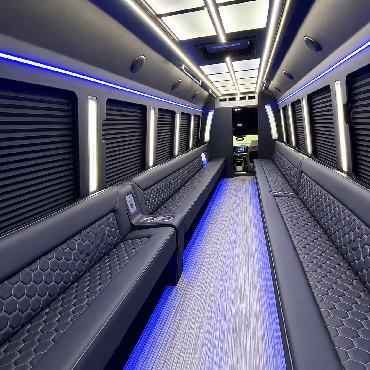 merced party bus interior