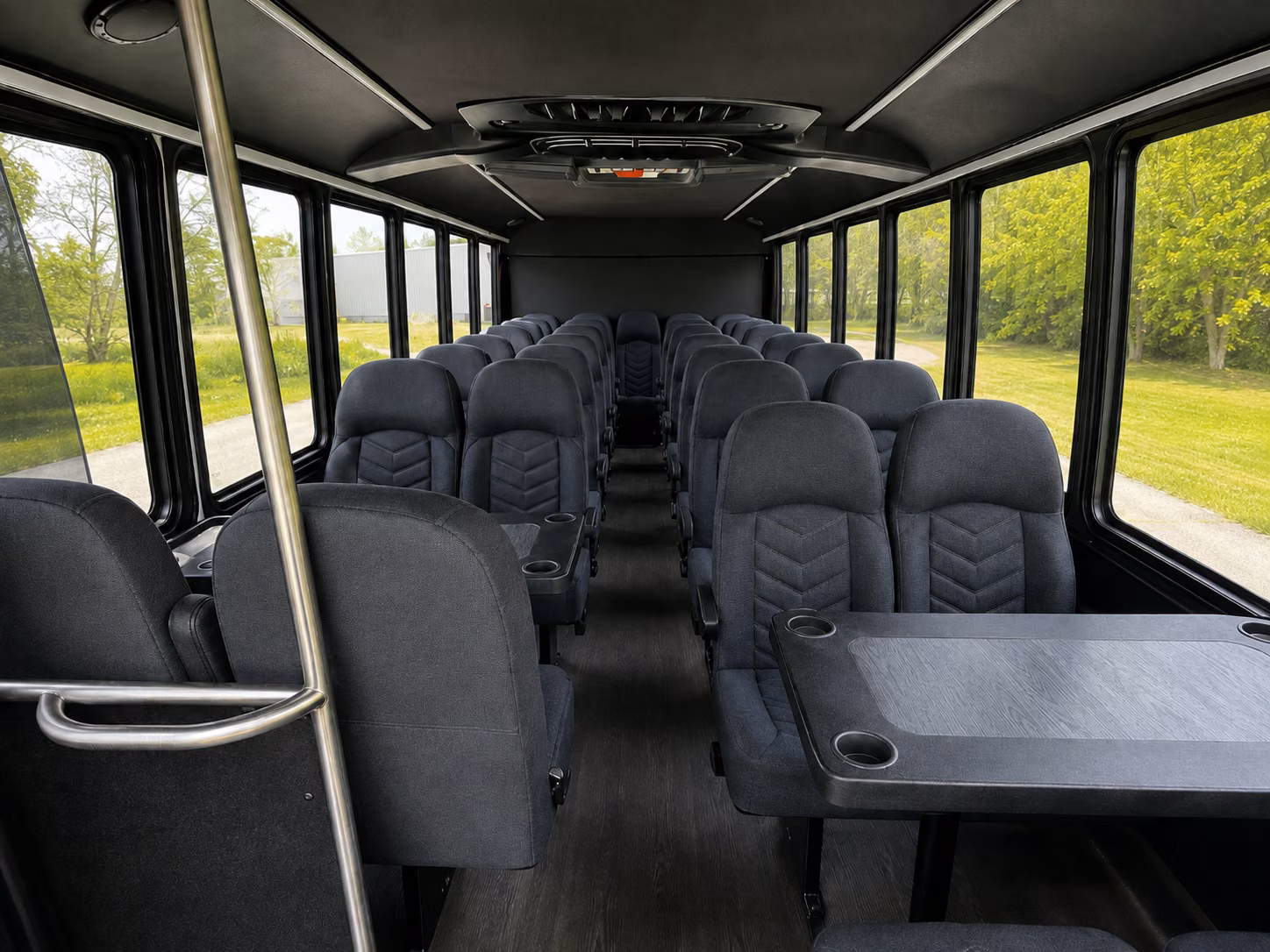 merced religious group transportation onboard seating