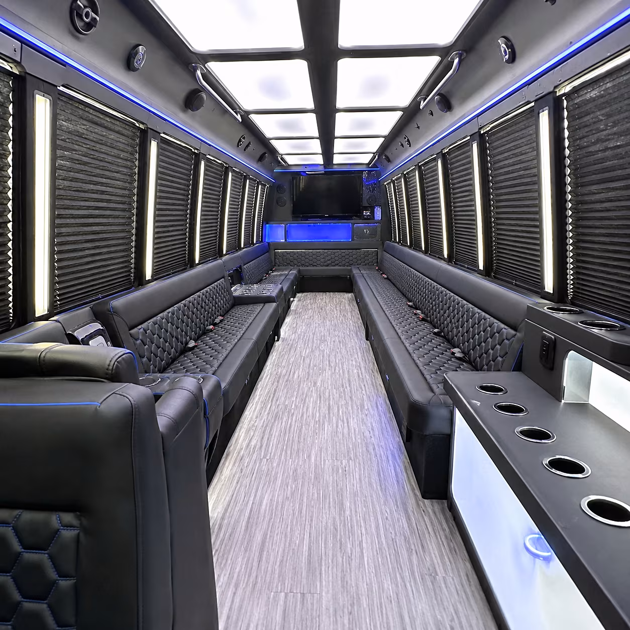 merced sporting event party bus rental