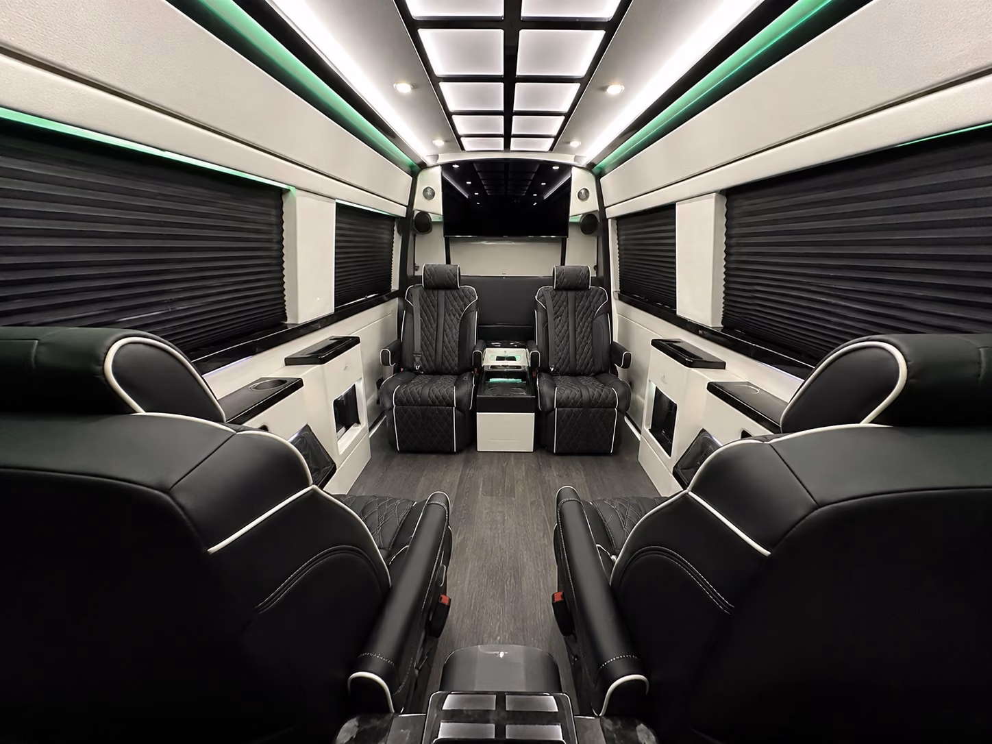merced sprinter van with driver inside