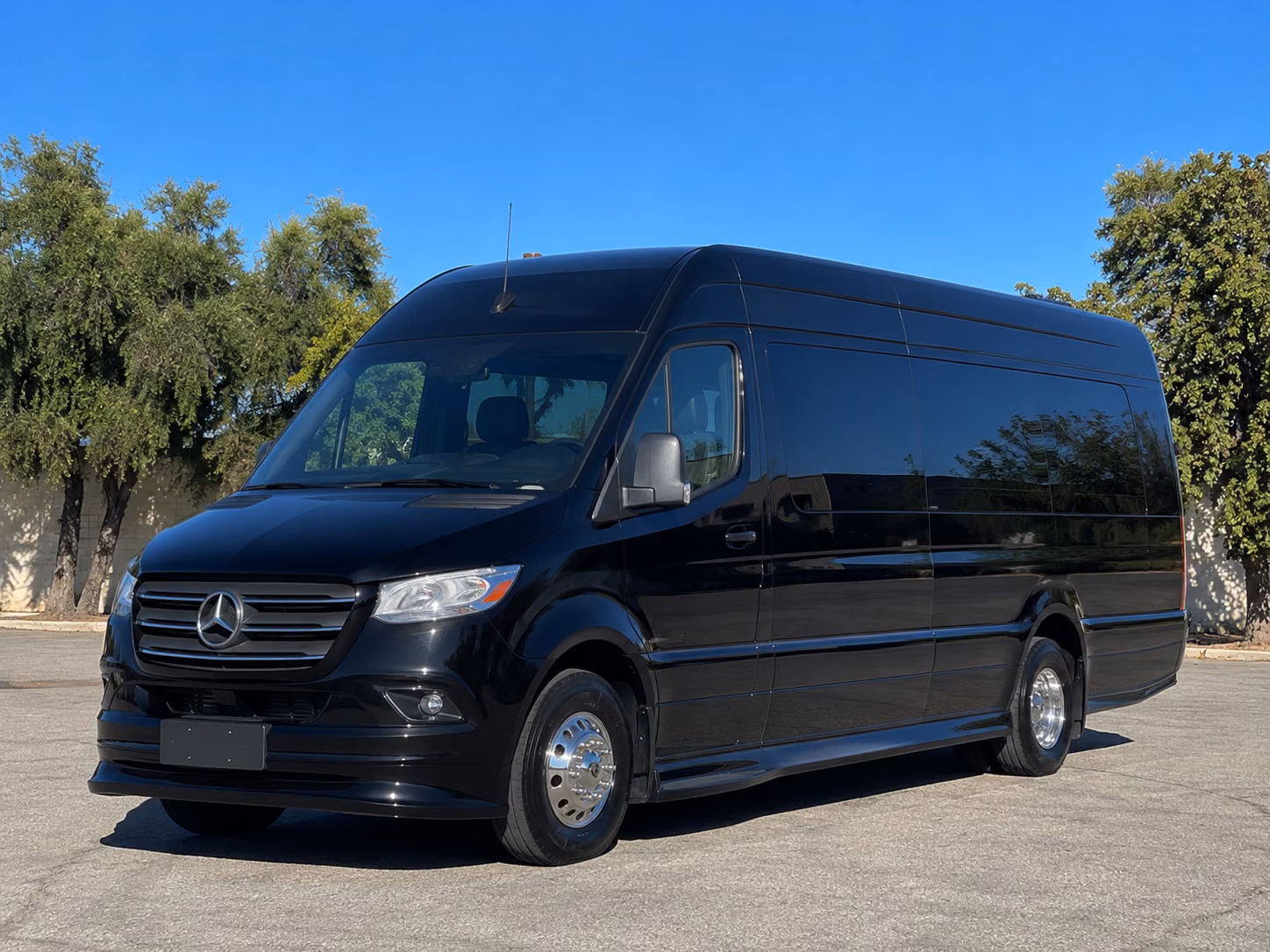 merced sprinter van with driver